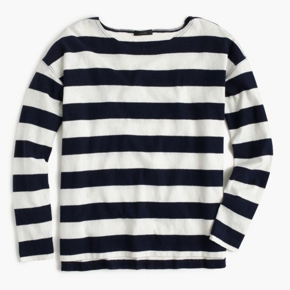 J. Crew Tops - NWT J. Crew Deck-striped T-shirt